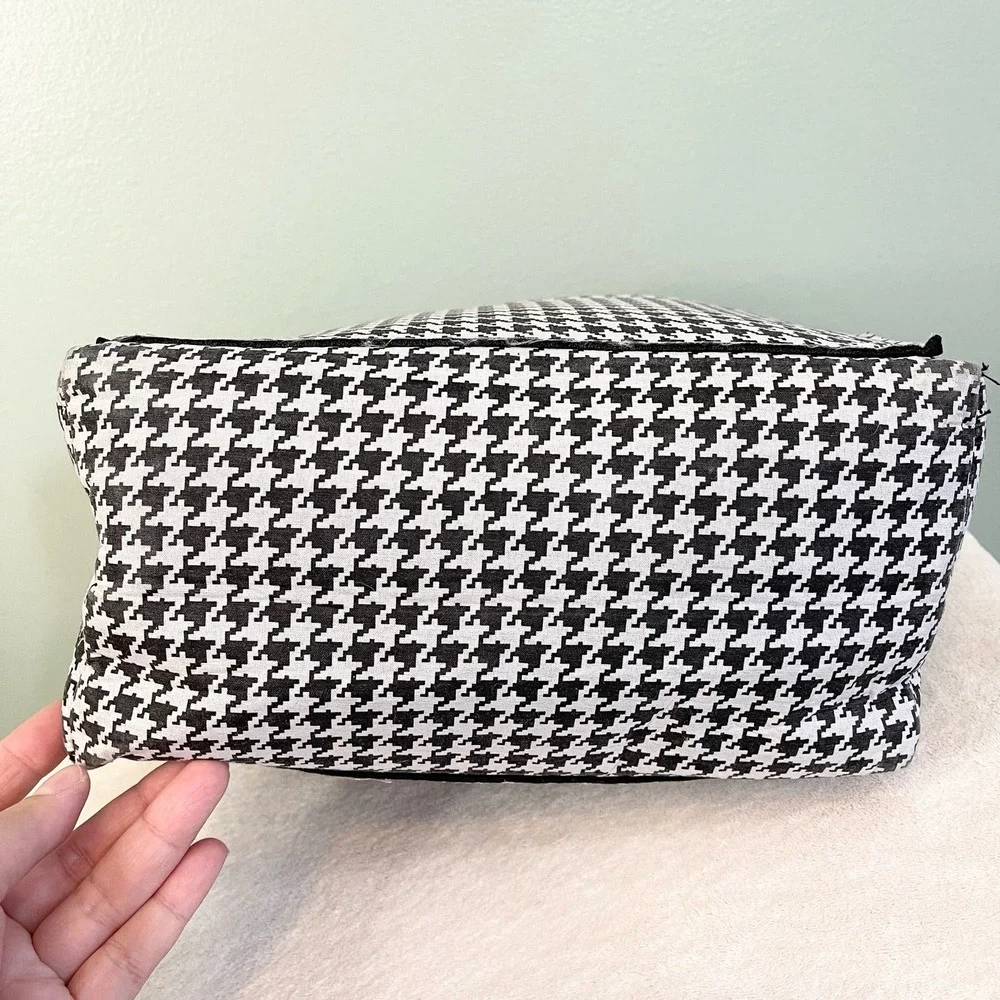 ZTUGO Women's Black Houndstooth Lightweight Versatile Universal Organizer